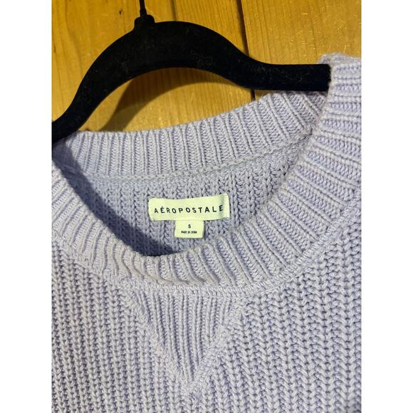 Aeropostale Women’s Heavy Sweater, Purple, Size S, EUC - Picture 3 of 4